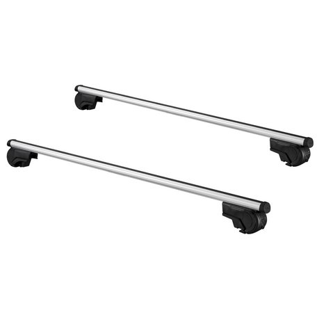 TwinnyLoad U01 | Aluminium dakdragers | Voor dakrailing | 124cm