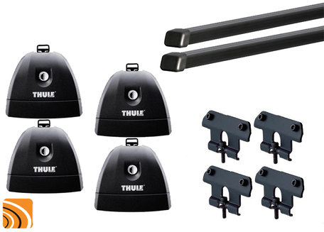 Thule Fixpoint XT dakdragerset met voetenset 751 voor voertuigen met vaste bevestigingspunten