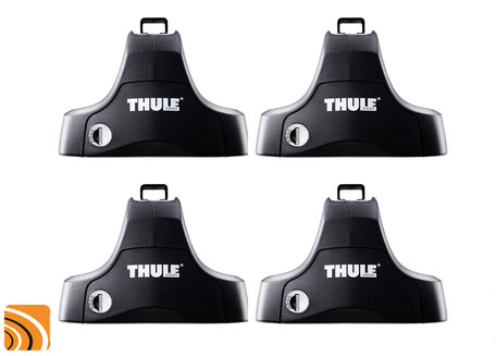 Thule Rapid System 754 | Dakdrager voetenset | Normaal (glad) dak