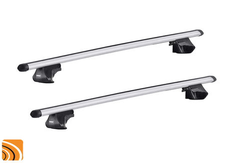 Thule SmartRack 794 aluminium dakdragerset 118cm voor auto's met dakrailing