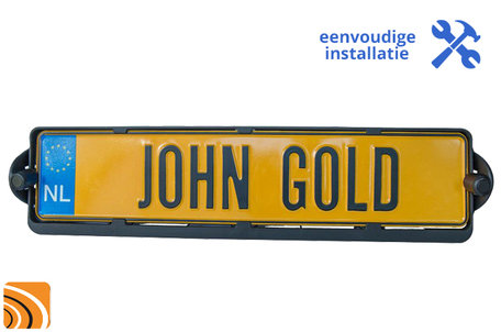 Kenteken parkeersensoren | John Gold | Inbouwset | Sensoren Achter